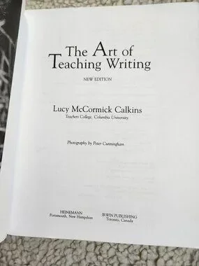 Lucy McCormick Calkins | Accents | The Art Of Teaching Writing Lucy ...